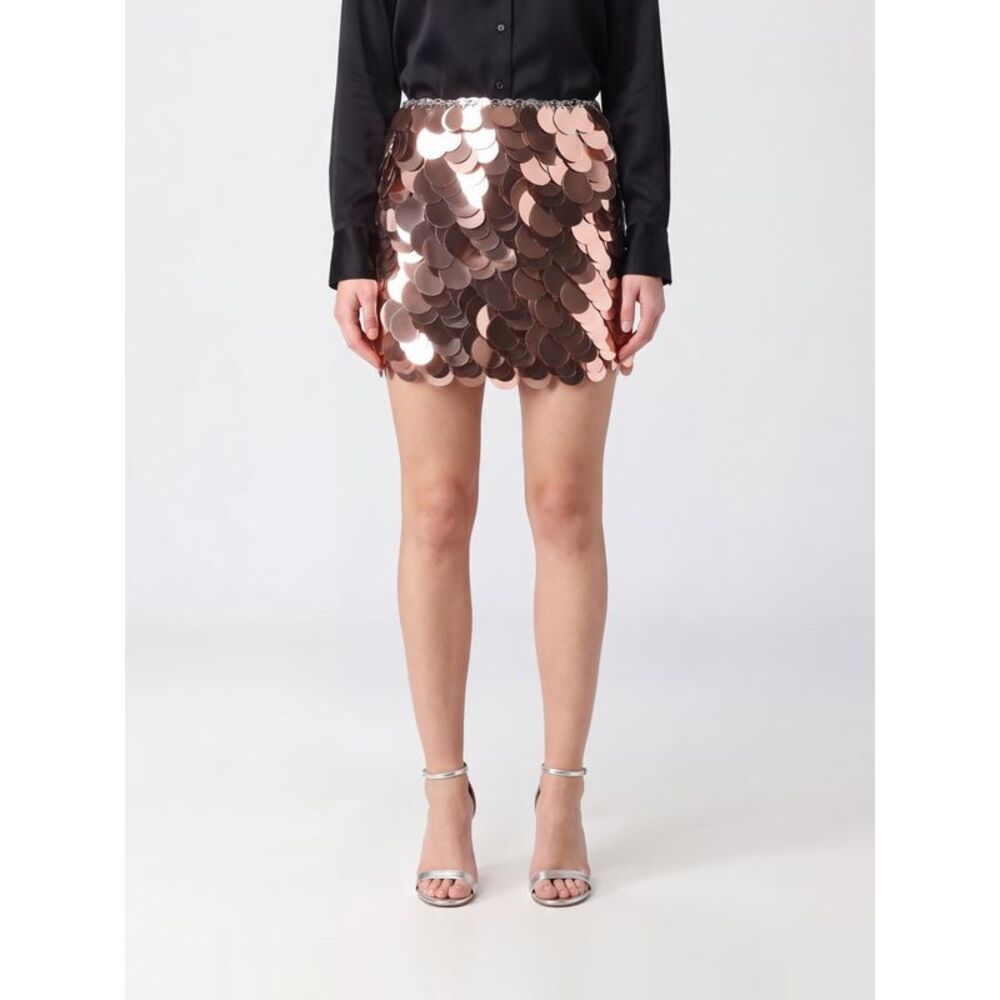 Rabanne Women Rabanne High-Waisted Sequin-Embellished Pencil Mini Skirt